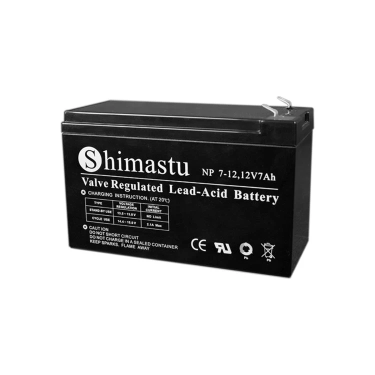 Ventilom riadená olovená batéria 12V 7AH